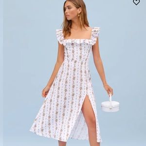 NEW Never worn with tag Reformation- Amethyst dress NWT